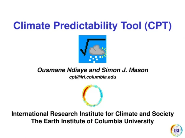 Climate Predictability Tool (CPT)