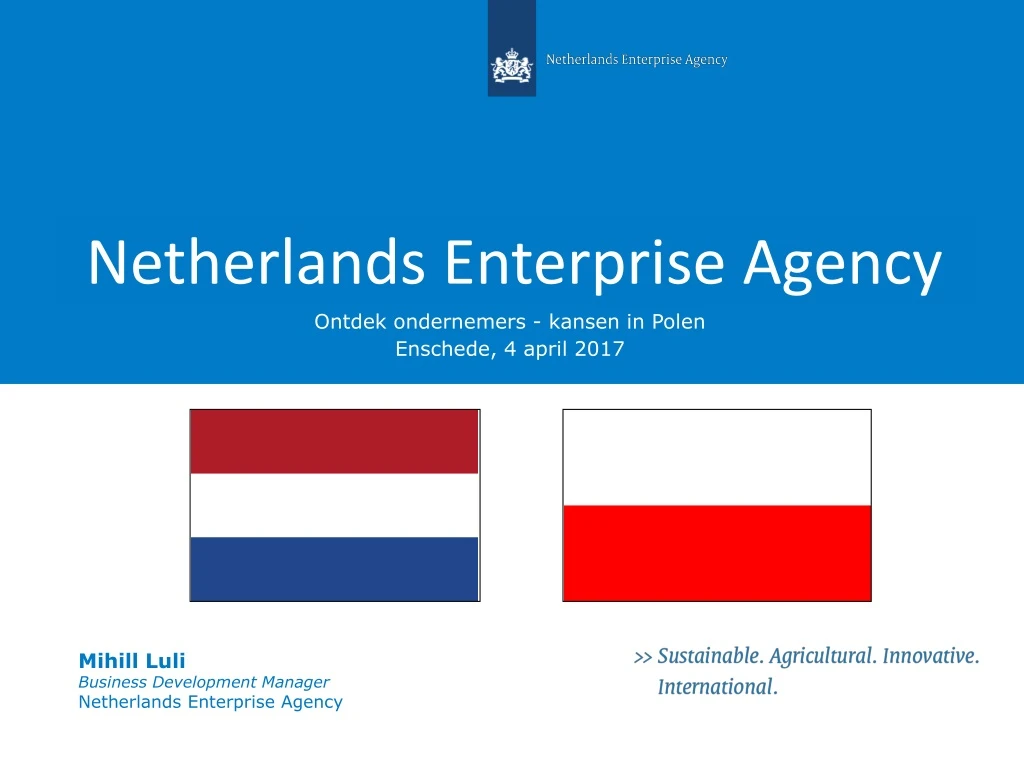 netherlands enterprise agency