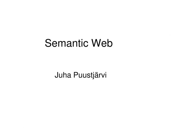 Semantic Web