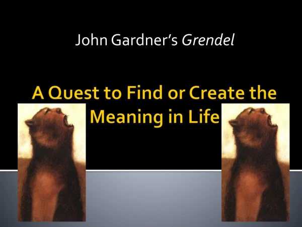 A Quest to Find or Create the Meaning in Life