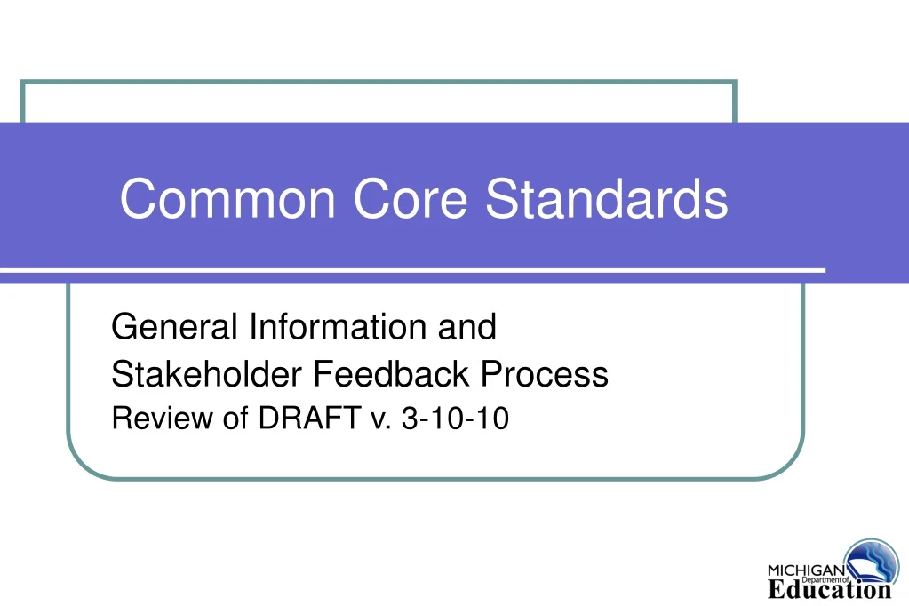 common core standards