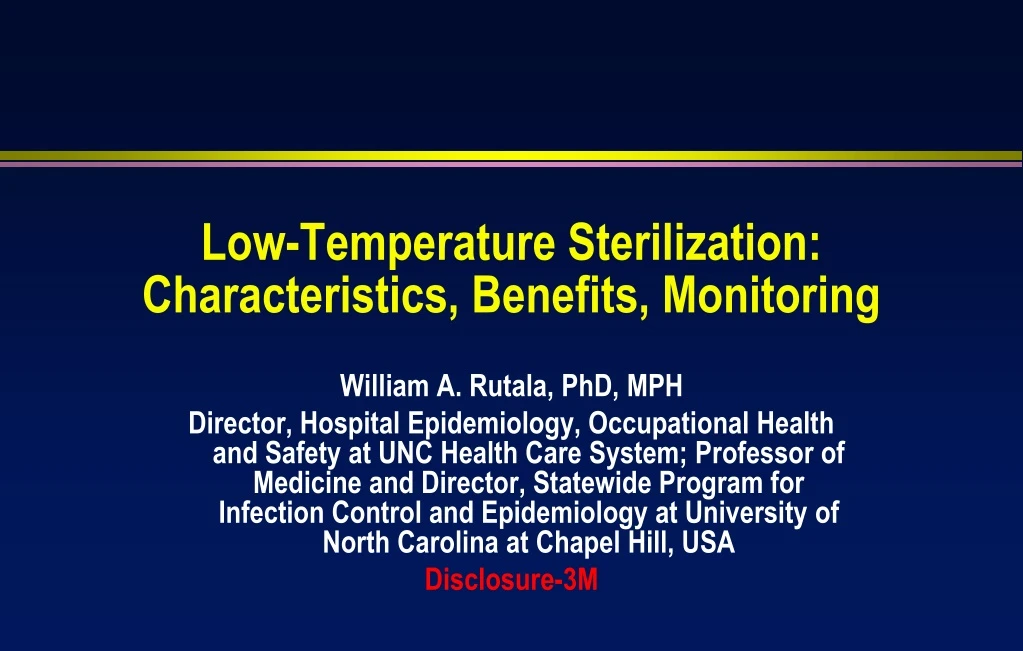 low temperature sterilization characteristics benefits monitoring