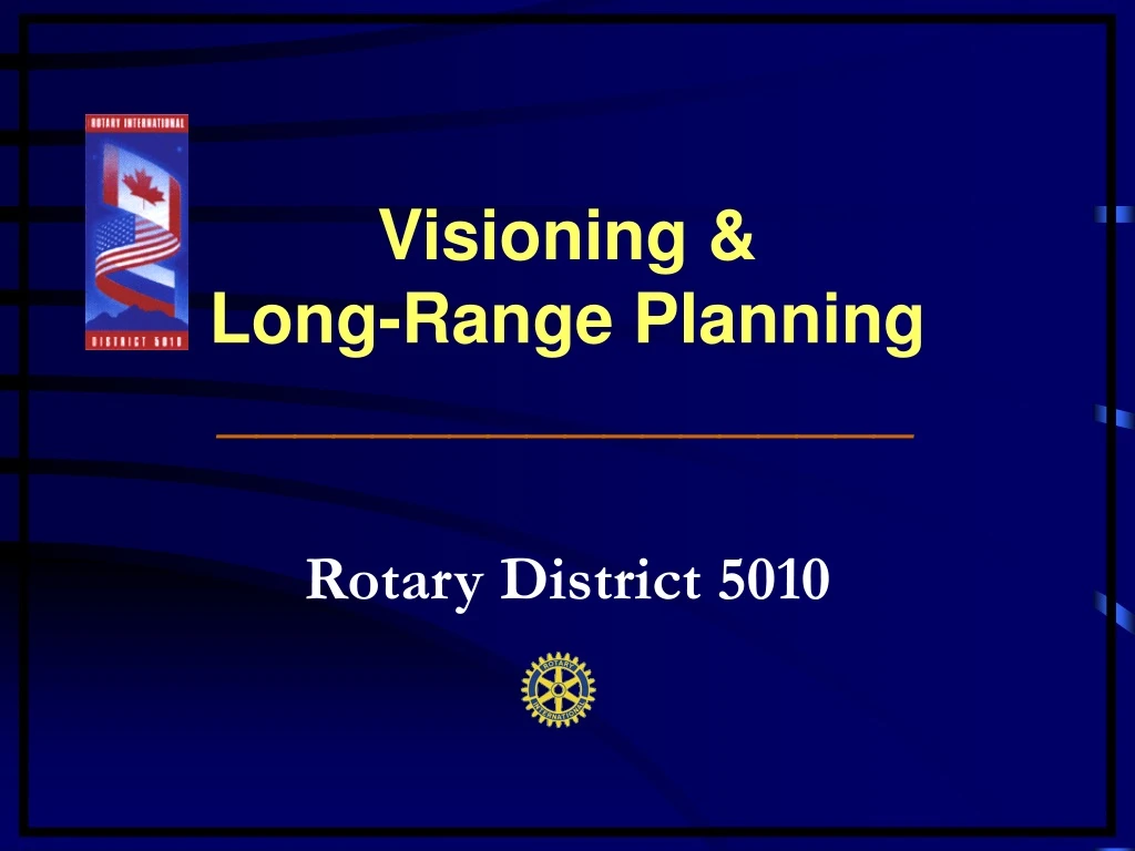 visioning long range planning