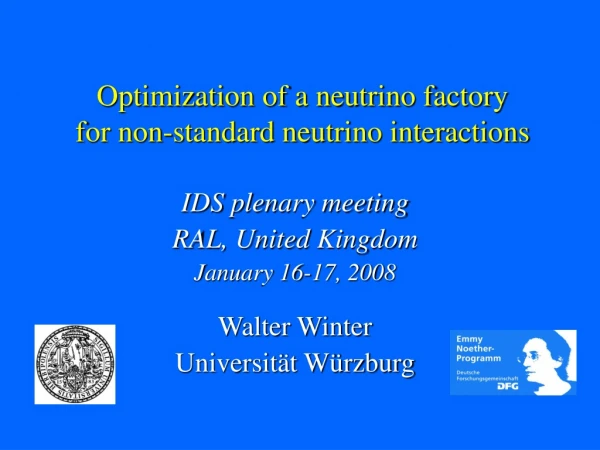 Optimization of a neutrino factory for non-standard neutrino interactions