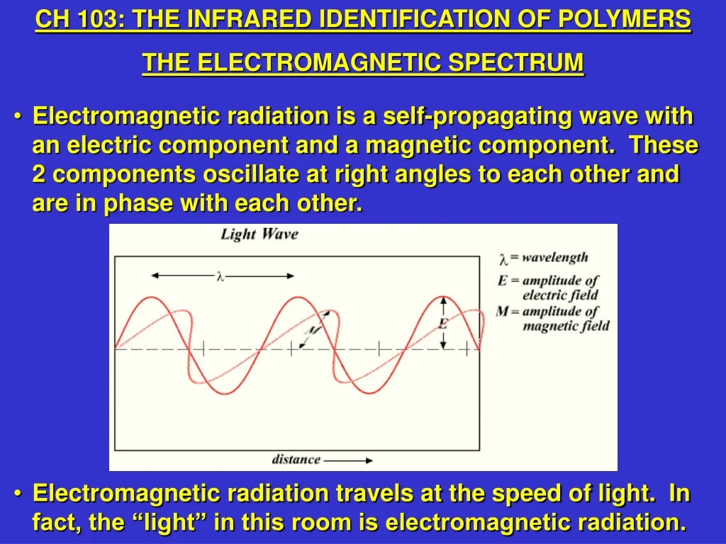 ch 103 the infrared identification of polymers
