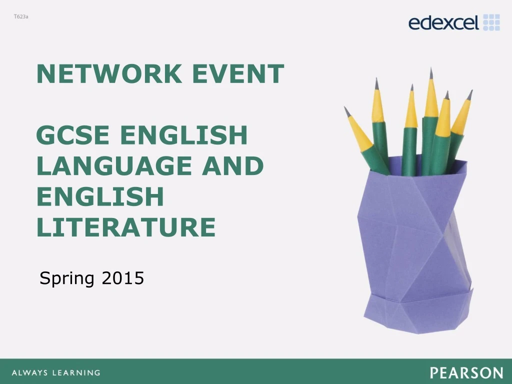 network event gcse english language and english literature