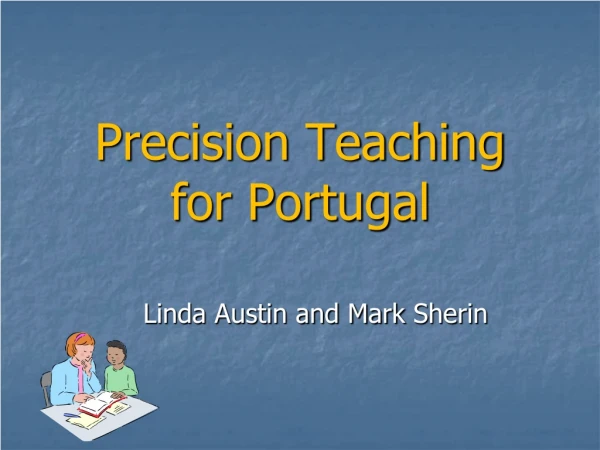 Precision Teaching for Portugal