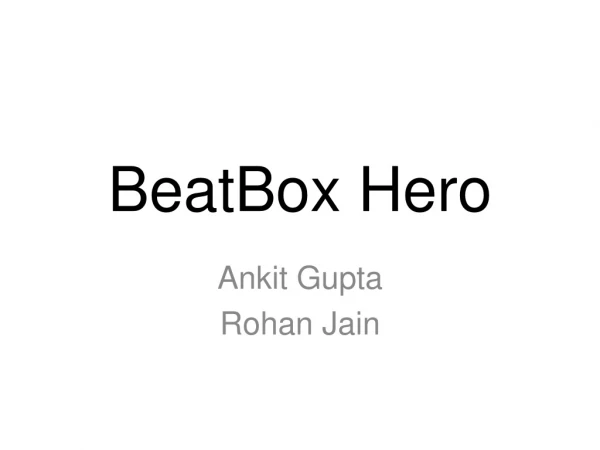 BeatBox Hero