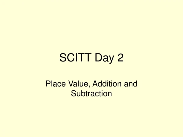 SCITT Day 2