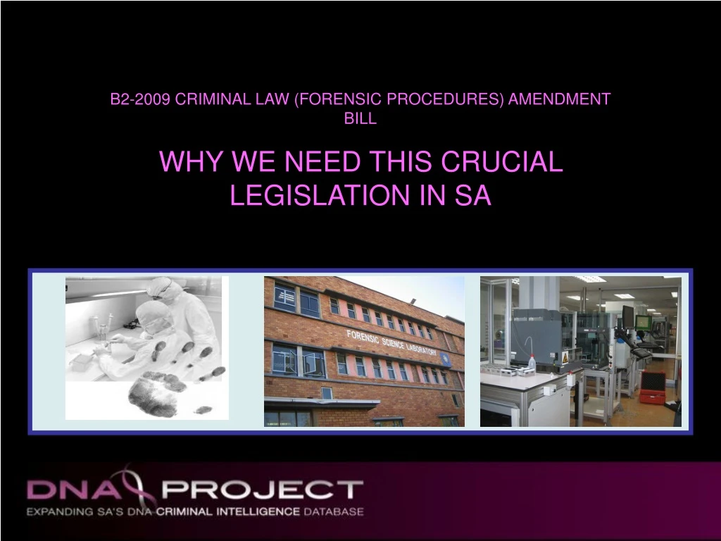 b2 2009 criminal law forensic procedures