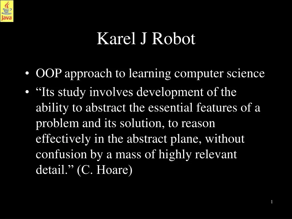 karel j robot