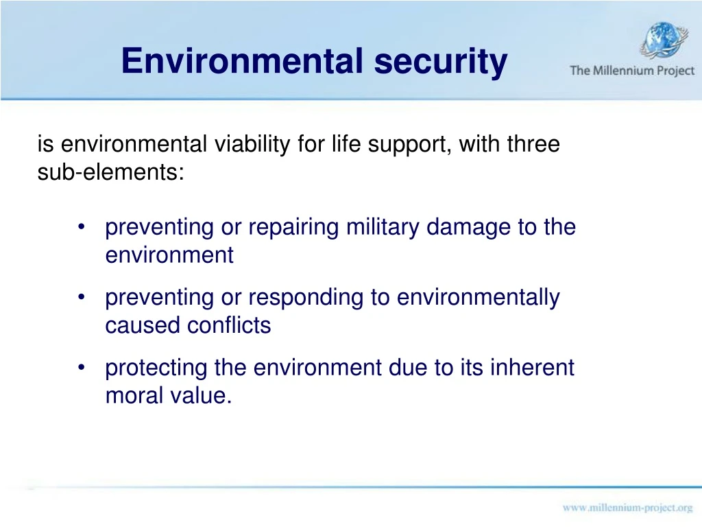 environmental security