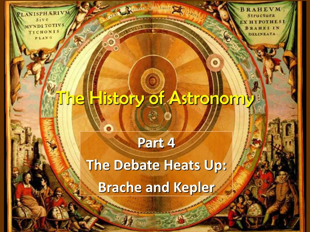 the history of astronomy