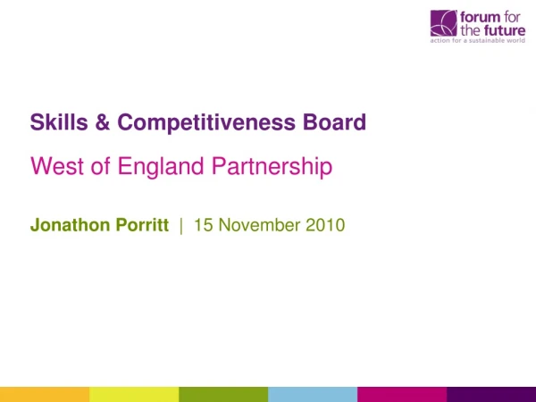 Skills &amp; Competitiveness Board