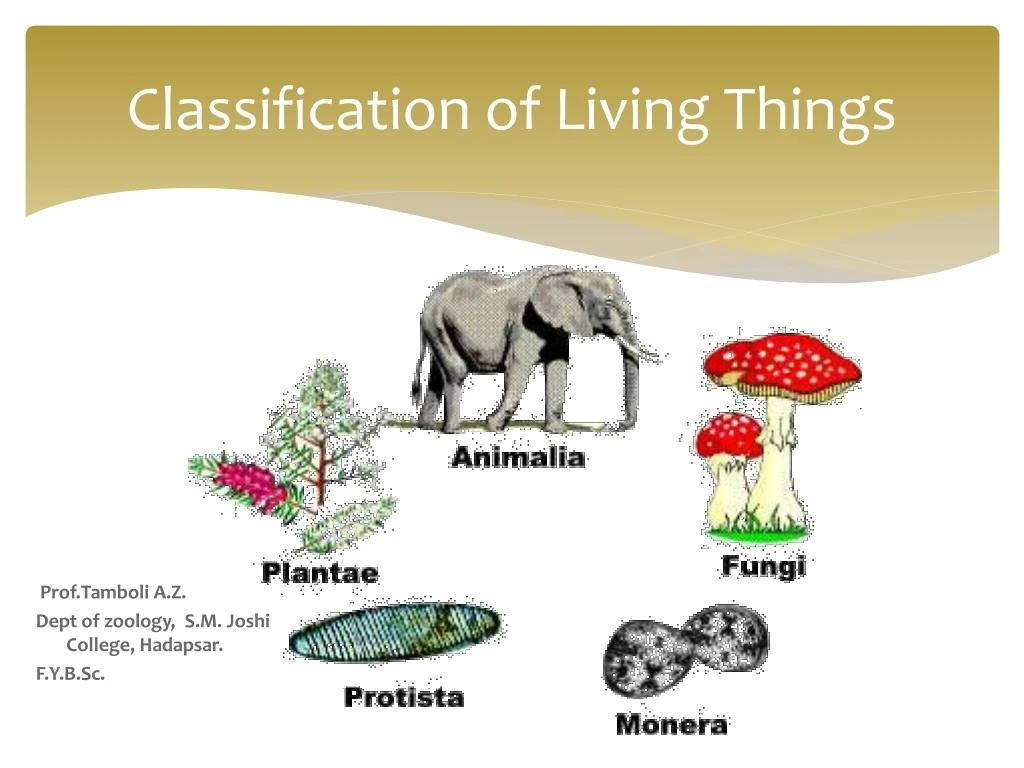 Ppt Classification Of Living Things Powerpoint Presentation Free Download Id