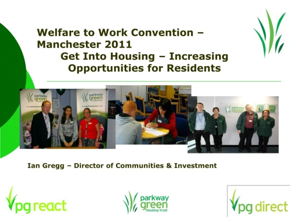 Welfare to Work Convention – Manchester 2011