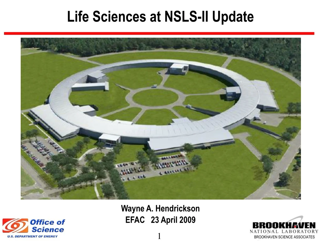 life sciences at nsls ii update