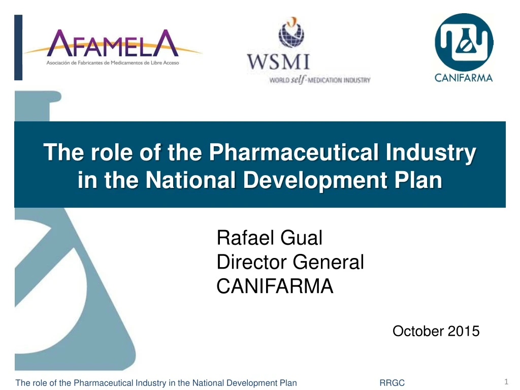the role of the pharmaceutical industry in the national development plan