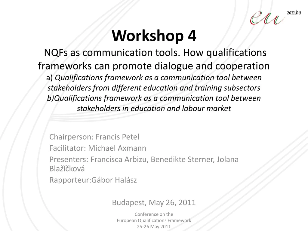 workshop 4 nqfs as communication tools
