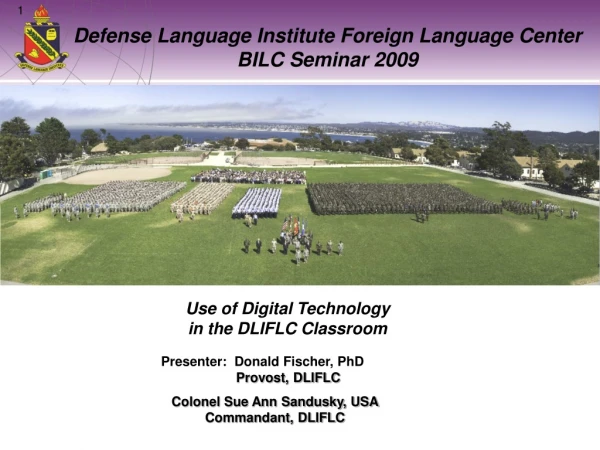 Defense Language Institute Foreign Language Center BILC Seminar 2009