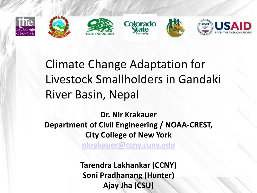 climate change adaptation for livestock