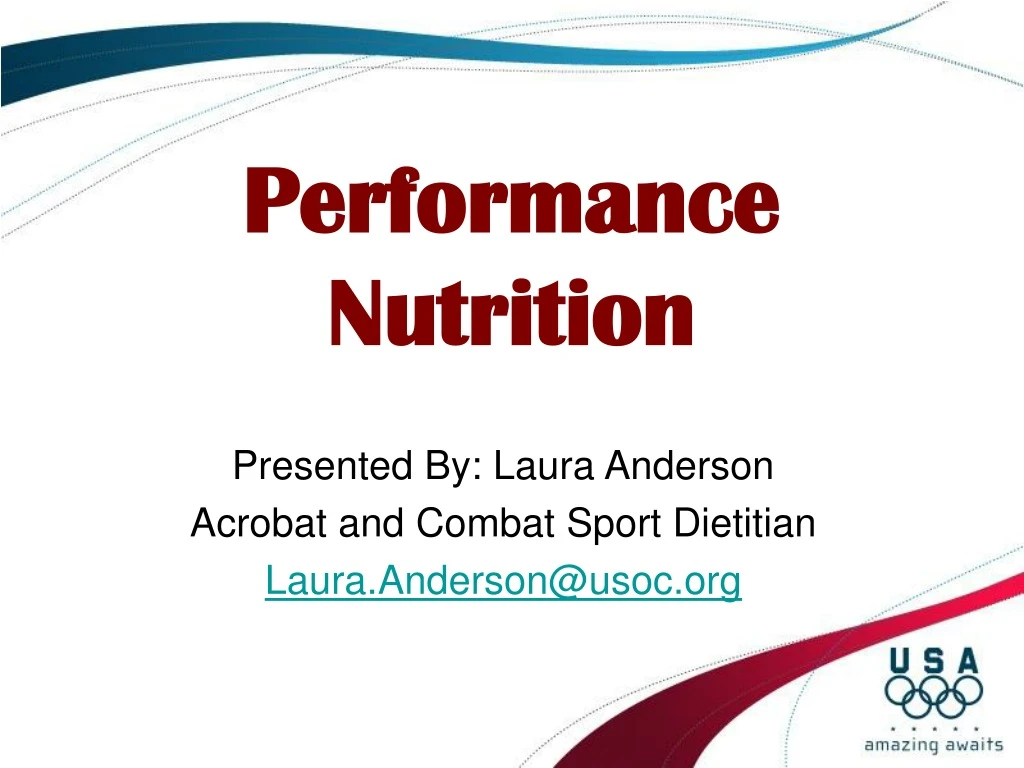 performance nutrition