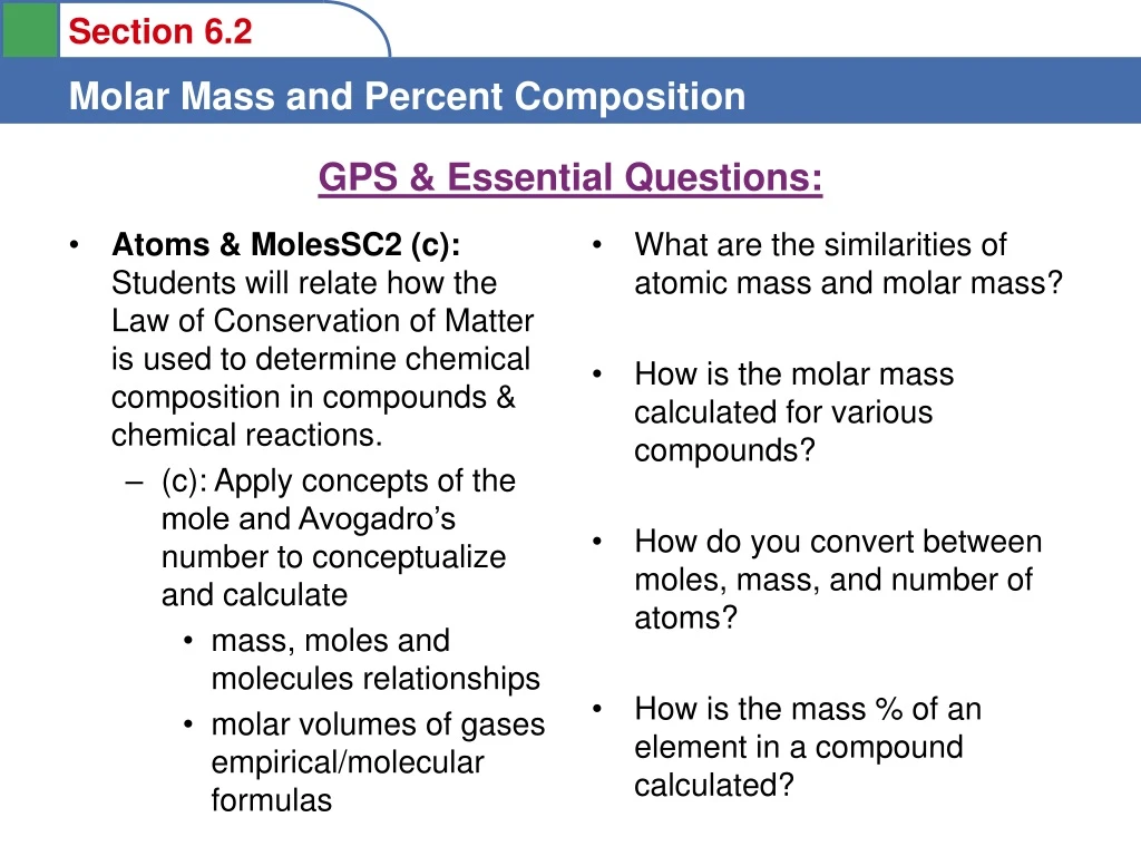 gps essential questions