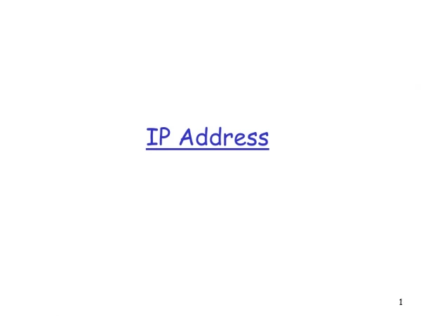 IP Address