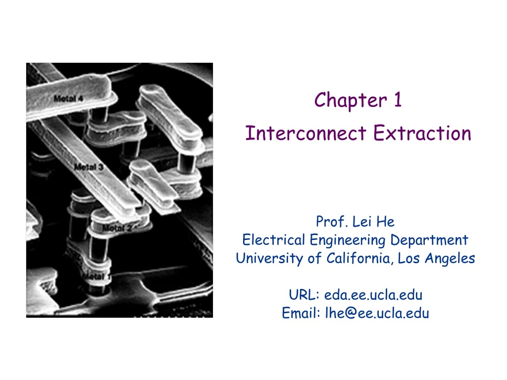 chapter 1 interconnect extraction