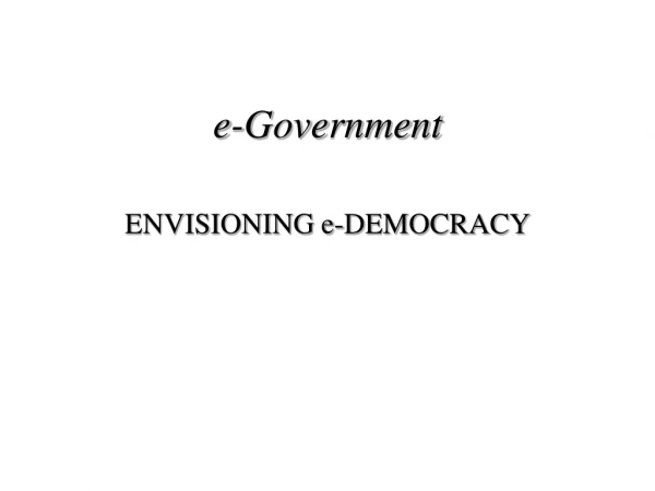 e-Government