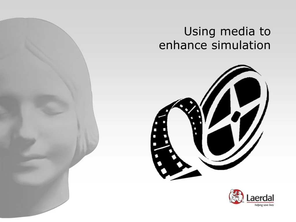 using media to enhance simulation