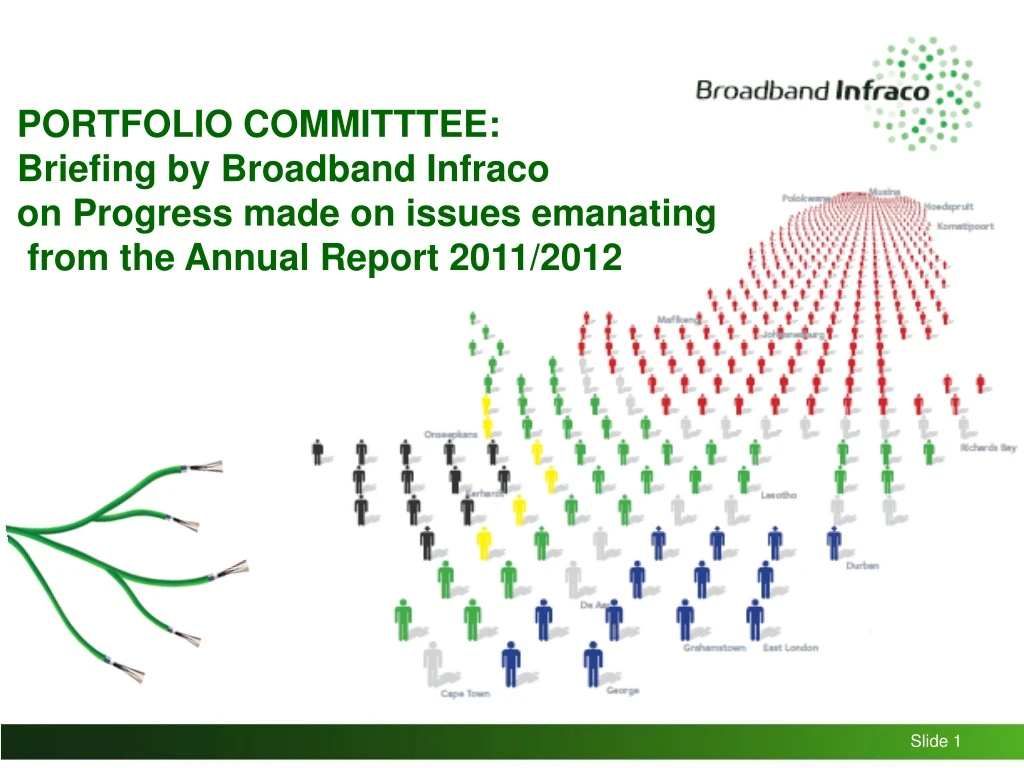 portfolio committtee briefing by broadband