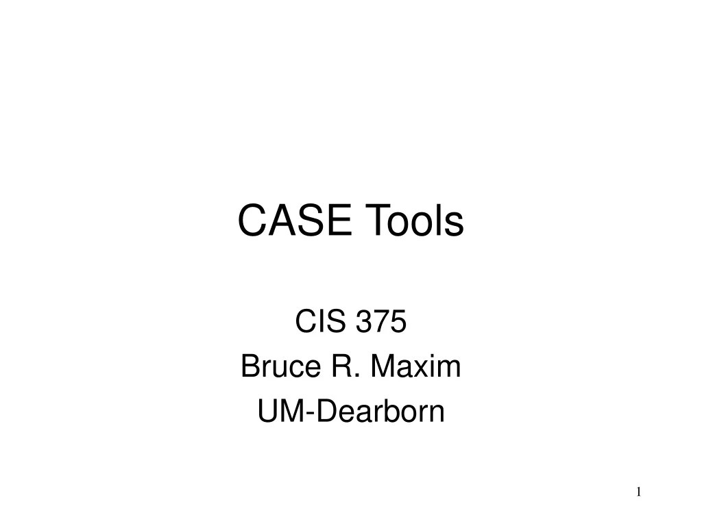 case tools