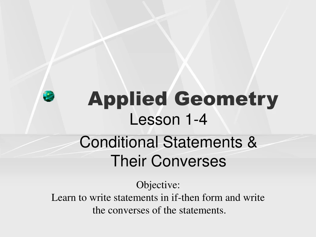 applied geometry