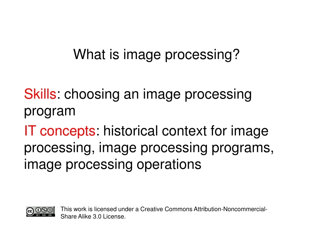 what is image processing