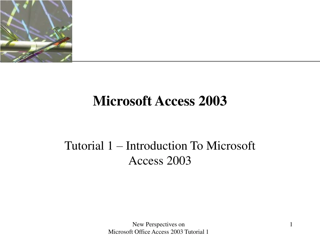 microsoft access 2003