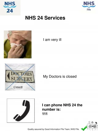 NHS 24 Services - slide 1