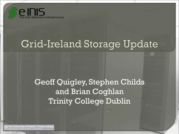 Grid-Ireland Storage Update