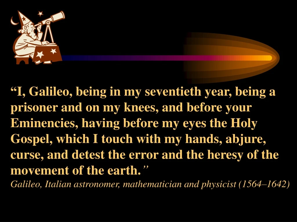 i galileo being in my seventieth year being