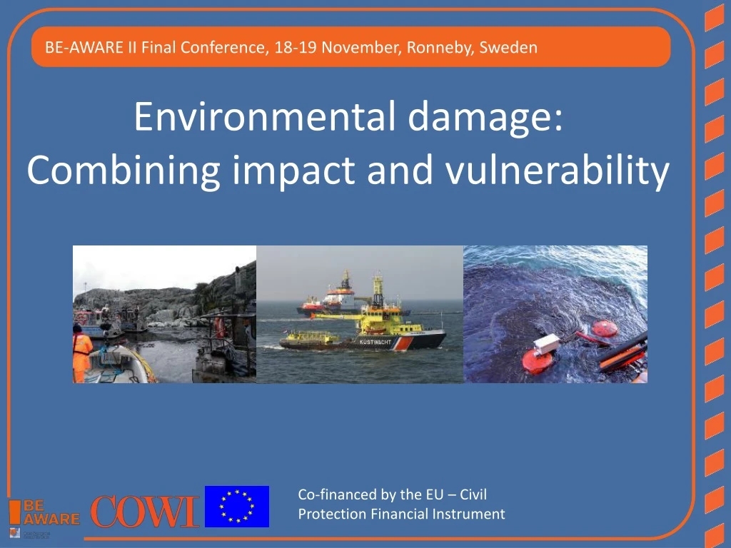 environmental damage combining impact and vulnerability