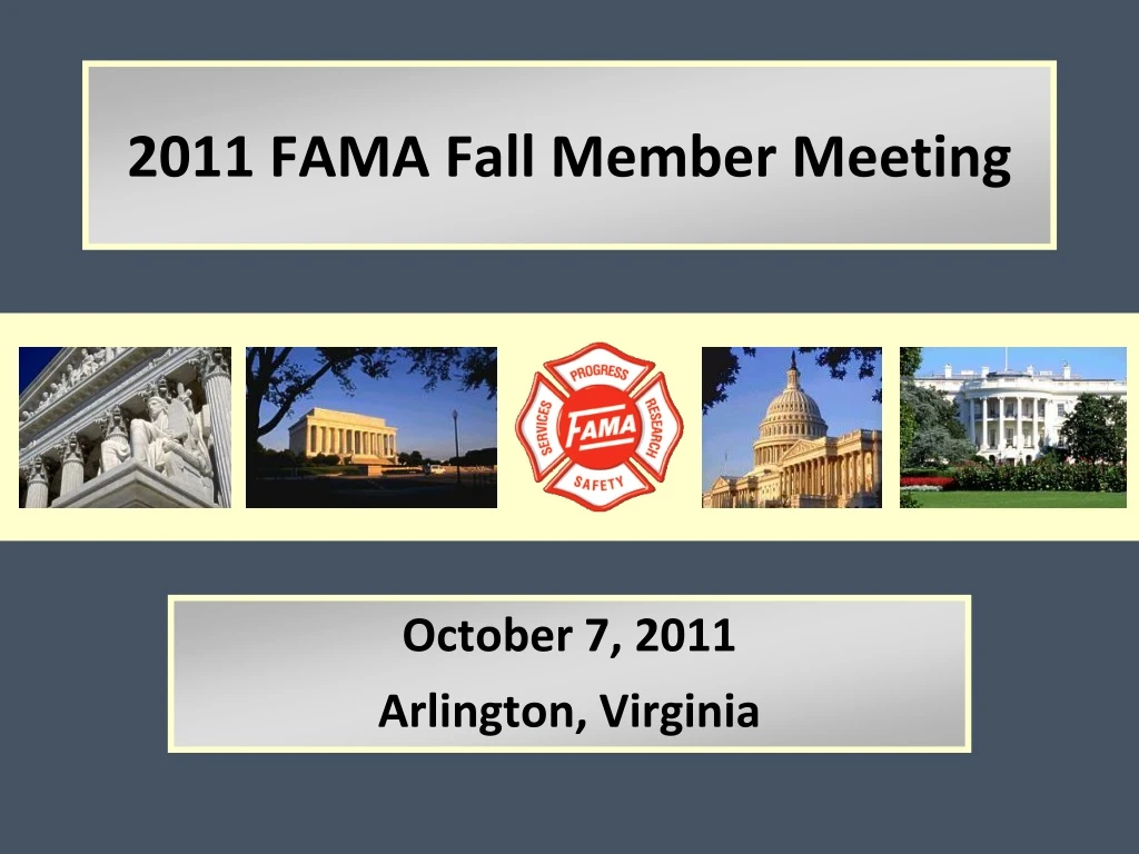 2011 fama fall member meeting