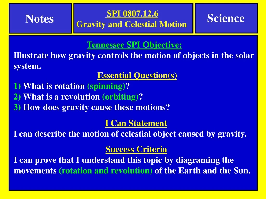 spi 0807 12 6 gravity and celestial motion