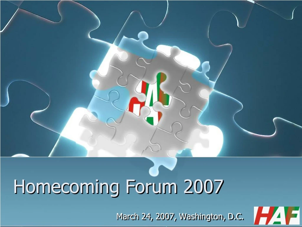 homecoming forum 2007