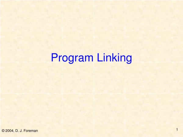 Program Linking