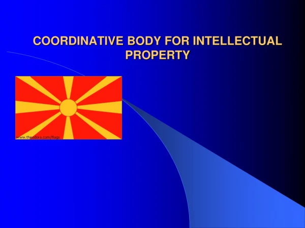 COORDINATIVE BODY FOR INTELLECTUAL PROPERTY