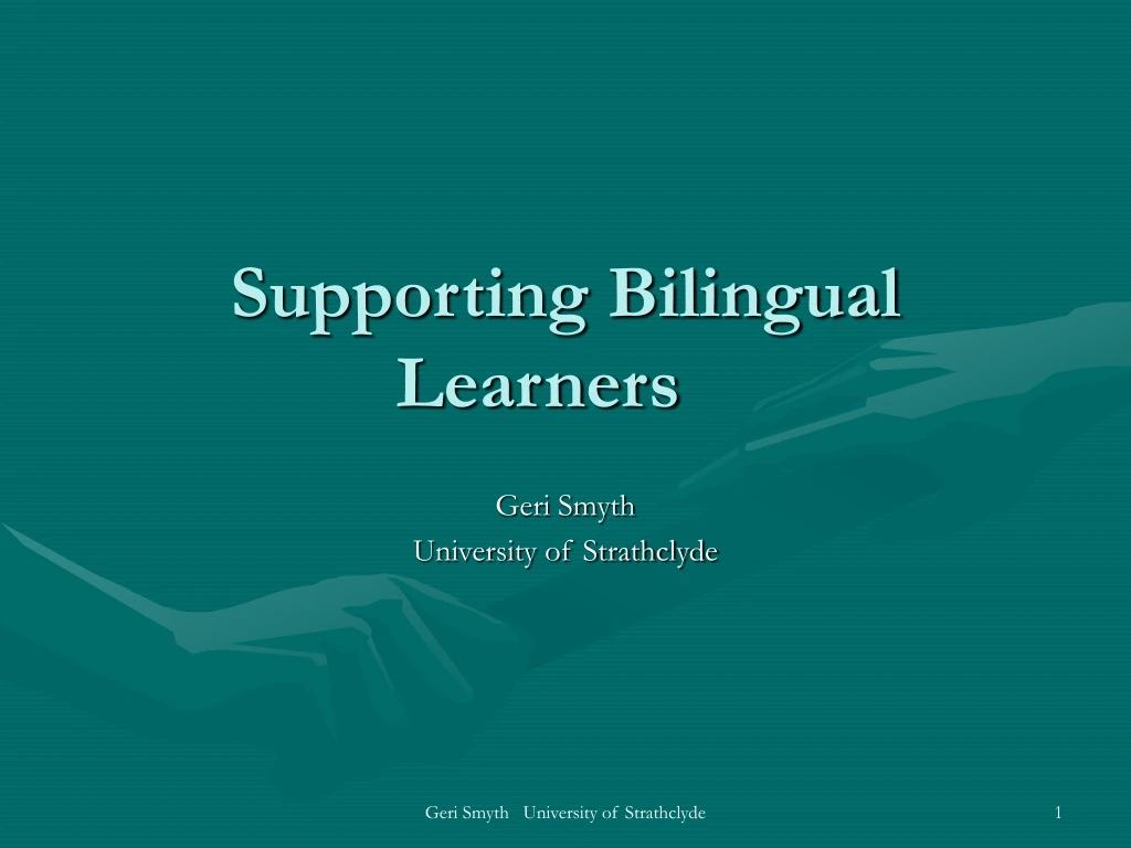 supporting bilingual learners