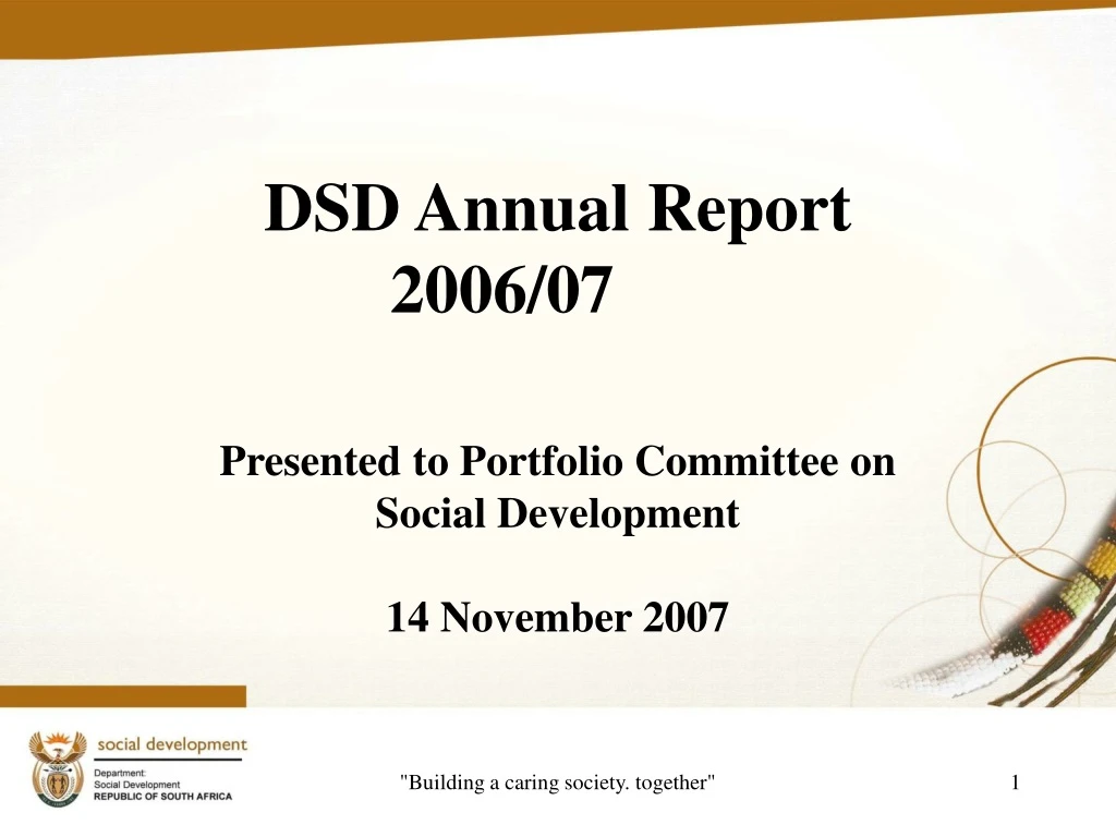 dsd annual report 2006 07