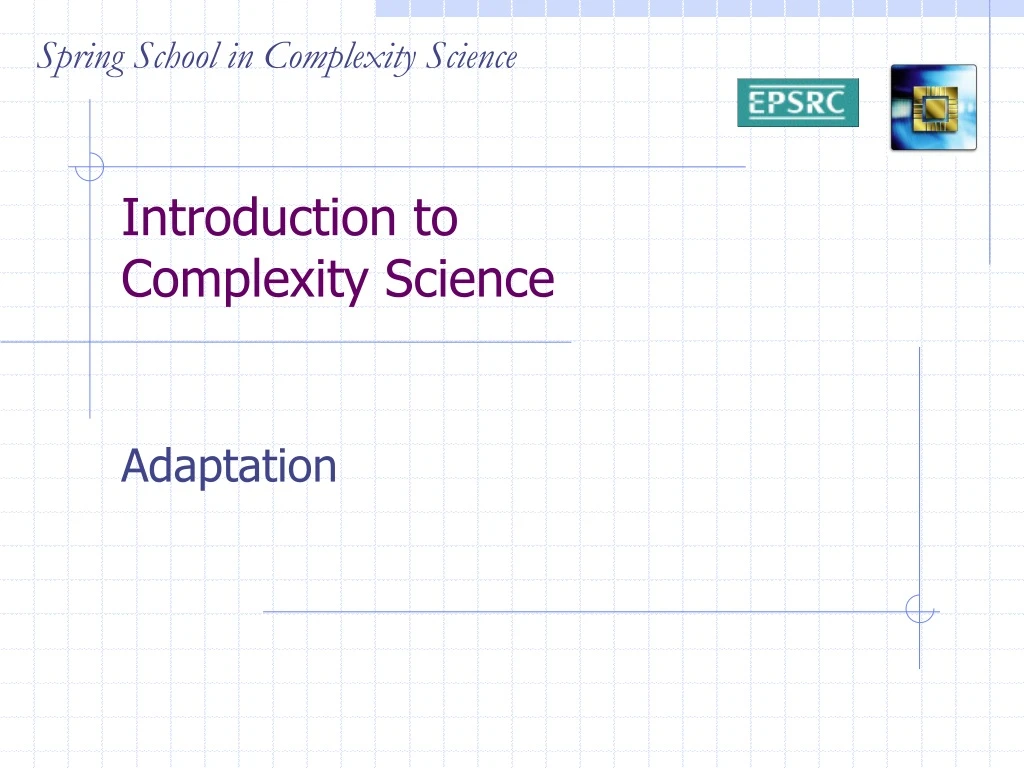 introduction to complexity science