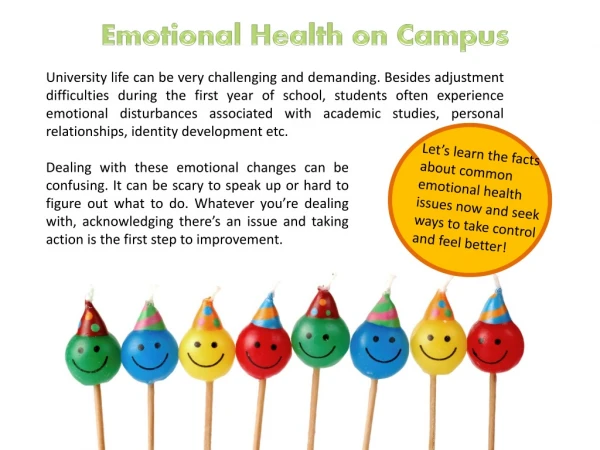 Emotional Health on Campus