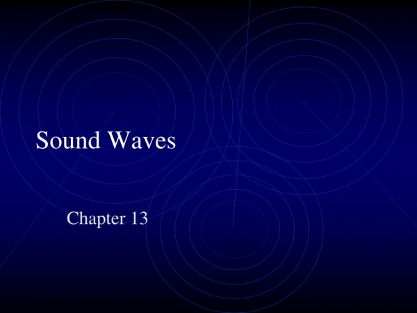 Sound Waves